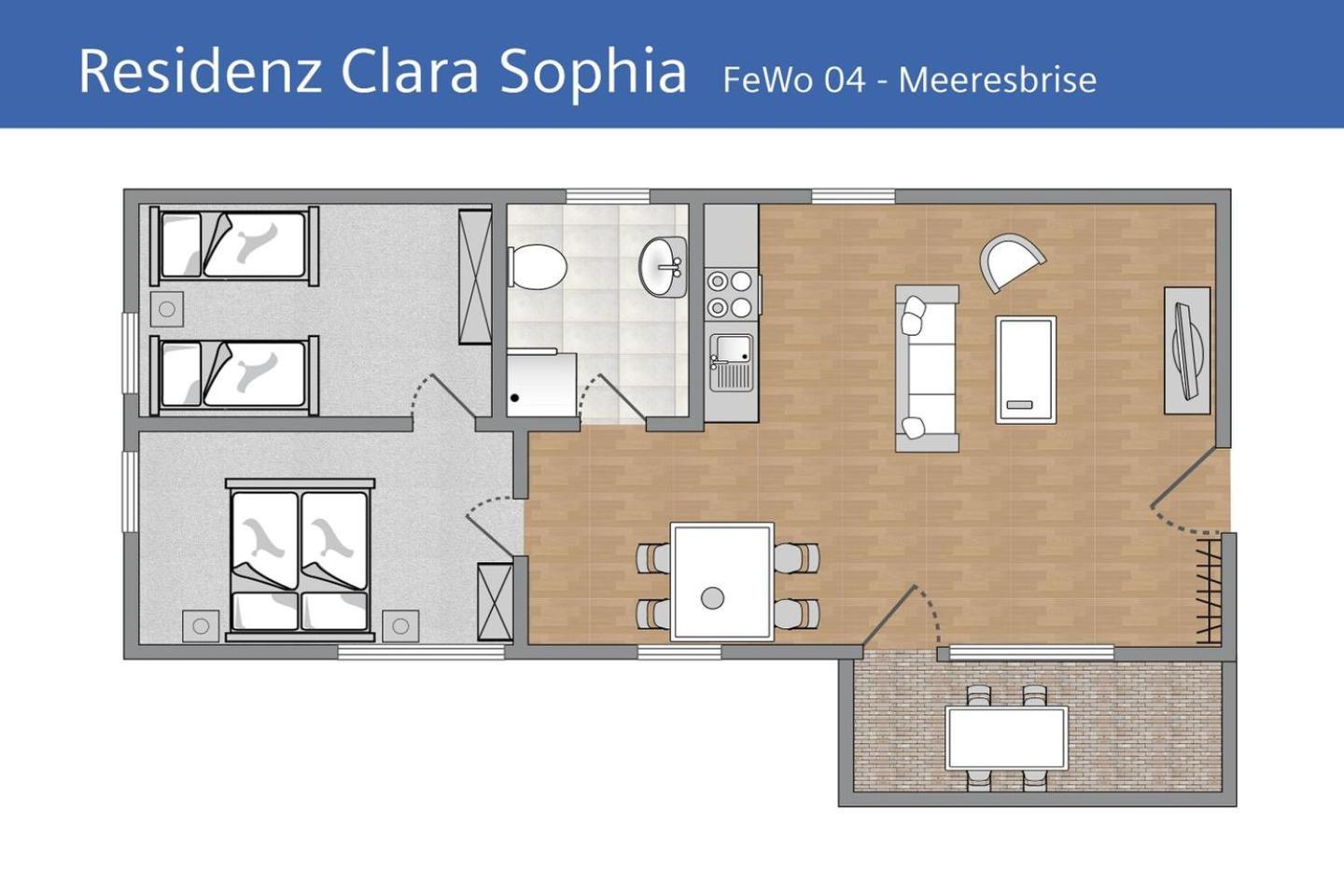 Ferienwohnung Meeresbrise In Der Residenz Clara Sophia Binz Dış mekan fotoğraf